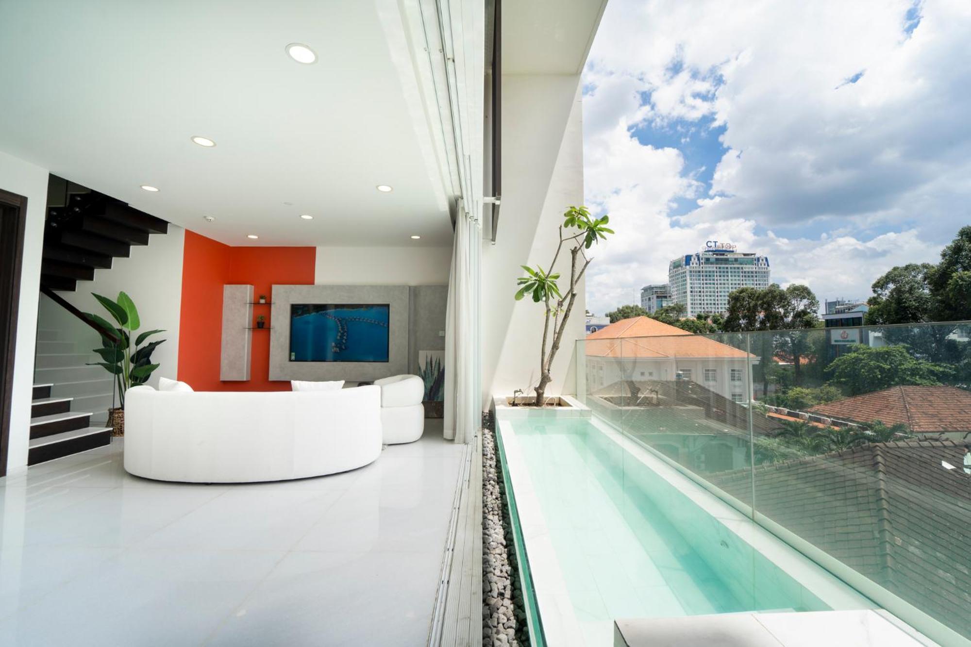 Serenity Saigon Sky Villas - Free One Way Airport Shuttle Ho Či Minovo Město Exteriér fotografie