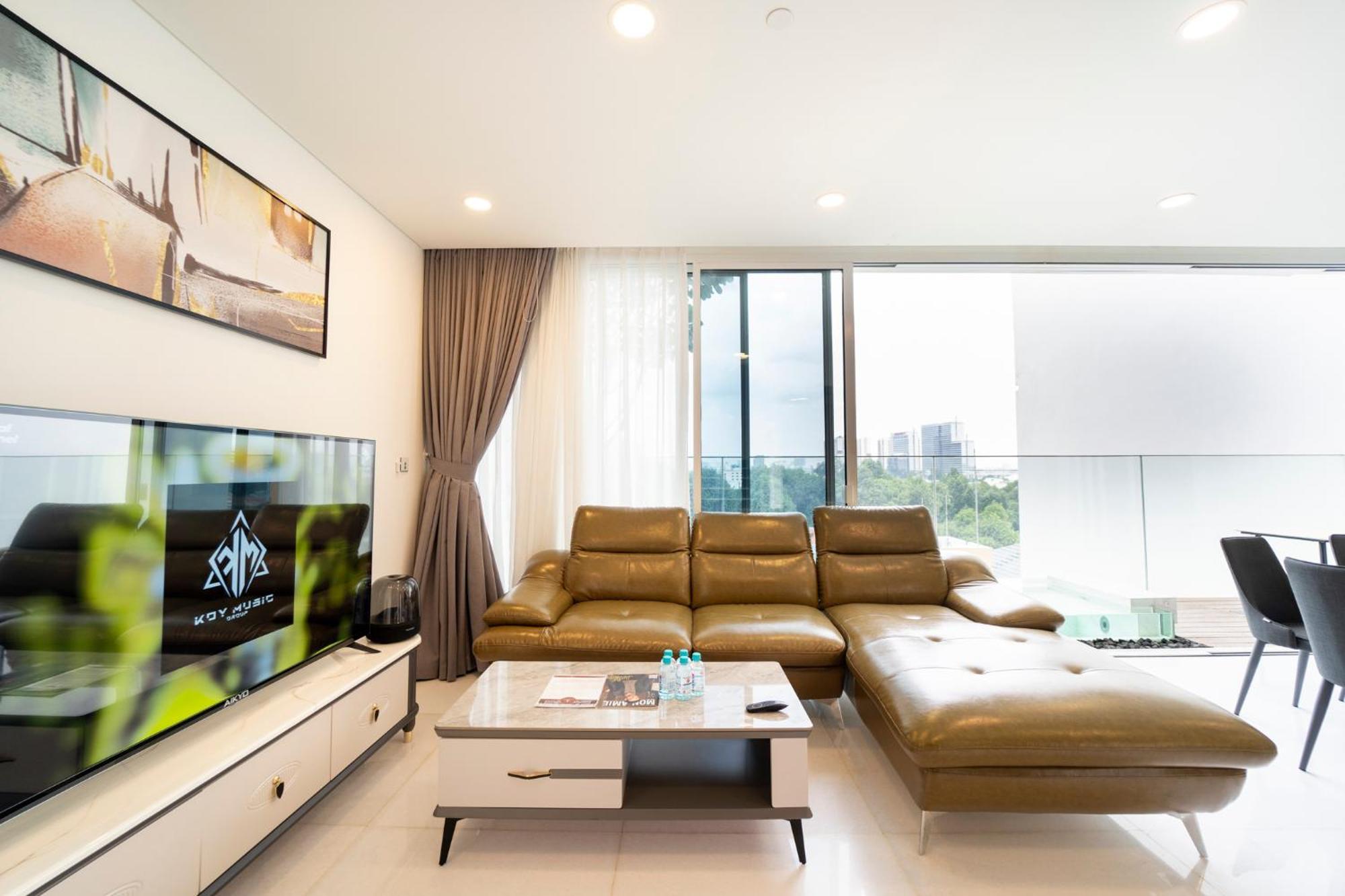Serenity Saigon Sky Villas - Free One Way Airport Shuttle Ho Či Minovo Město Exteriér fotografie